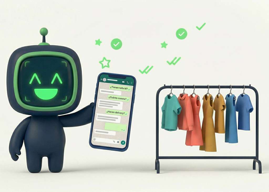 AVA gestionando consultas de una tienda de moda en El Alto